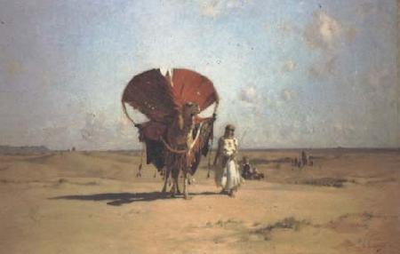 Gustave Guillaumet Dans Les dunes (mk32) Germany oil painting art